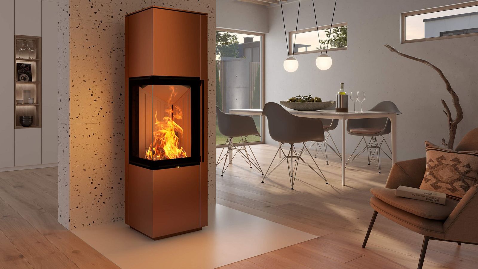 Rohové kachle – Spartherm Piko L